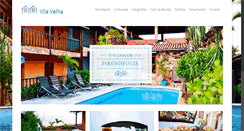 Desktop Screenshot of pousadavilavelha.com.br